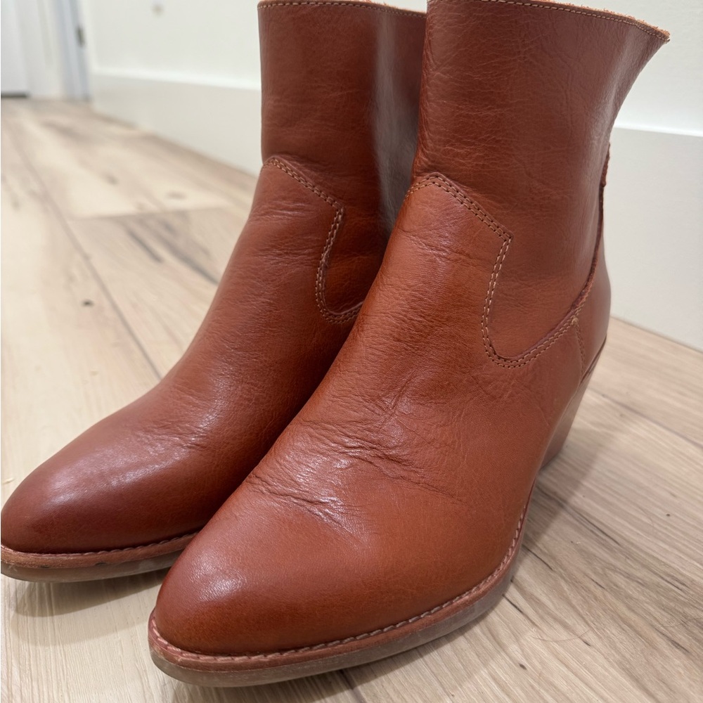 Sofft Women’s Annabelle Bourbon Leather Ankle Boots - Picture 4 of 7